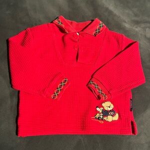 Healthtex long sleeve polo